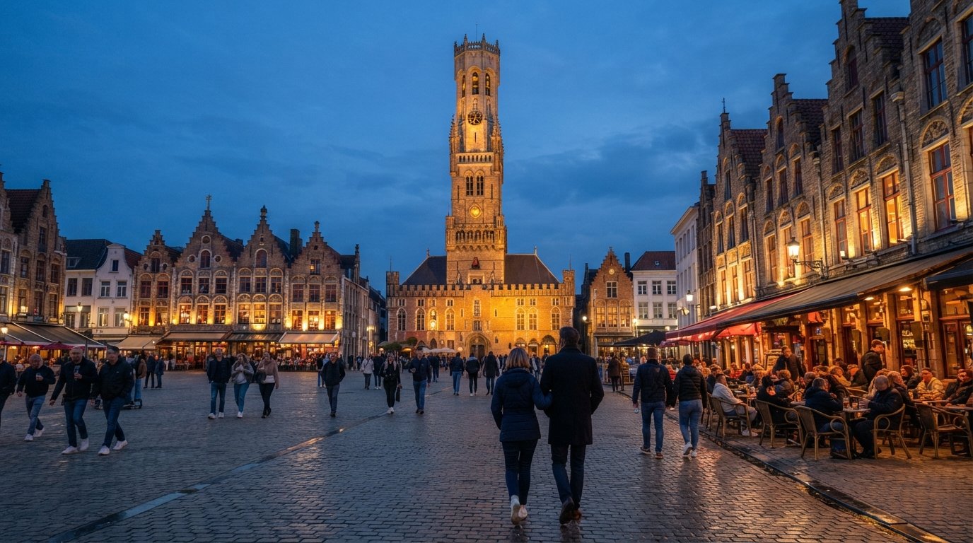 Burg & Markt, Bruges: the squares everyone photographs, and the doors locals still use